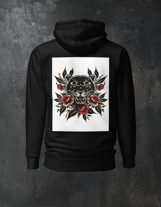 Old School Panther Premium Hoodie