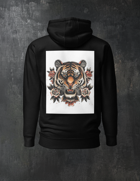 Old School Tiger Premium Hoodie