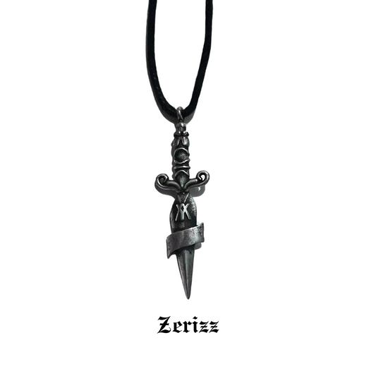 Custom-Made Old School Sword Necklace