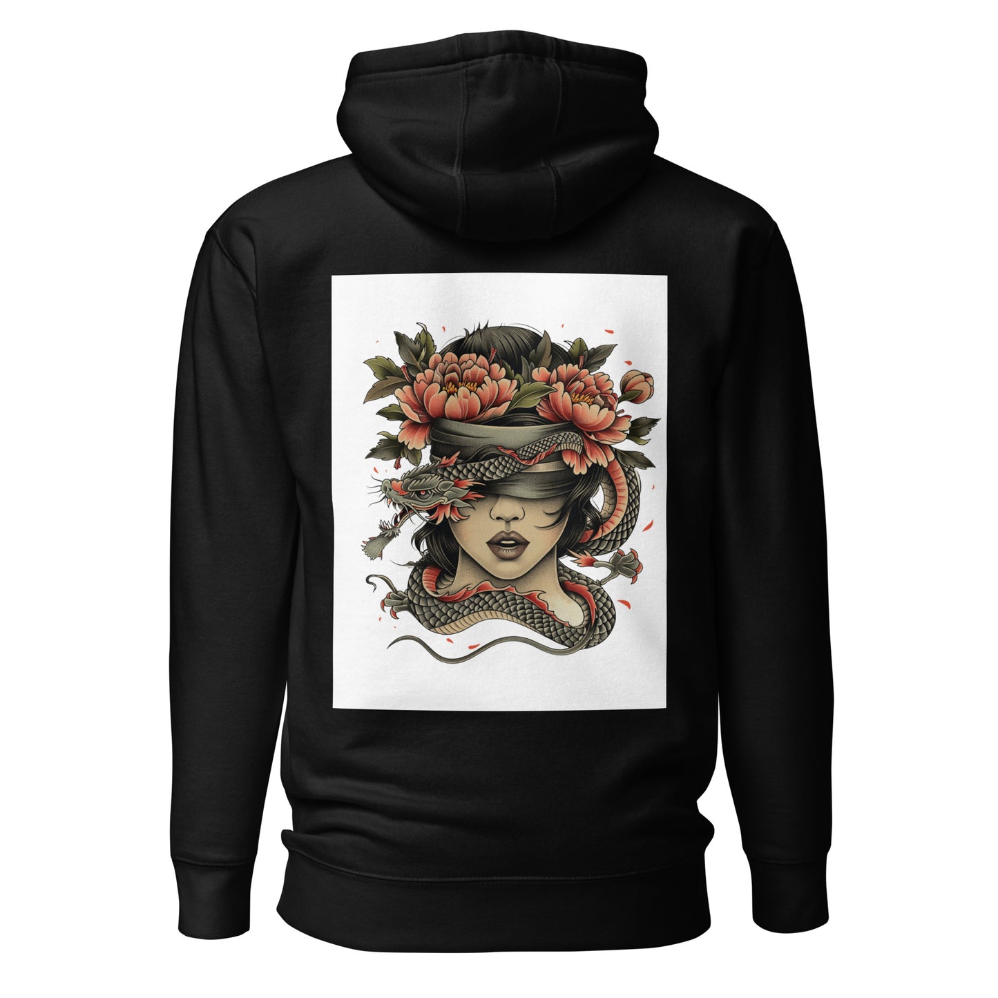 Old School Woman Premium Hoodie